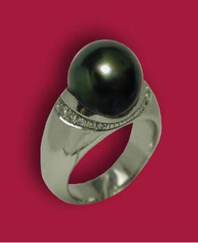 Tahitibandring-mit-Brillant